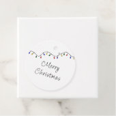 Étiquettes Cadeau Fête de Noël Rétro (En situation)