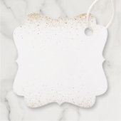 Étiquettes Cadeau Fête de Noël Tinsel et Tinis (Dos)