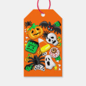 Étiquettes-cadeau Fête des Candies Éffrayantes d'Halloween (Devant)
