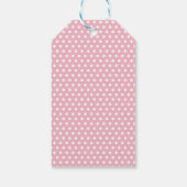 Étiquettes-cadeau Fête des mariées Boho Pink Gold Flowers Faveurs (Dos)