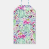 Étiquettes-cadeau Fête des mariées Cactus Lanterne Succulents Favori (Dos)