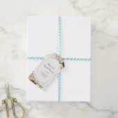 Étiquettes-cadeau Fête des mariées de calligraphie géométrique Rusti (Avec de laficelle)