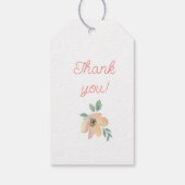 Étiquettes-cadeau Fête des mariées de la profusion rose (Dos)