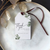 Étiquettes-cadeau Fête des mariées de Merci de verdure Eucalyptus