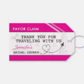 Étiquettes-cadeau Fête des mariées de revendication de préférence ro (Devant (Horizontal))