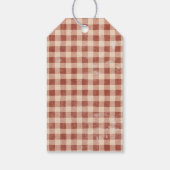 Étiquettes-cadeau Fête des mariées de voyage (Dos)