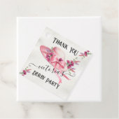 Étiquettes Cadeau Fête des mariées Derby Casquette rose (En situation)