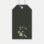 Étiquettes-cadeau Fête des mariées d'ouverture de Sip Gold géométriq (Dos)