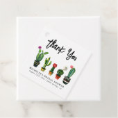 Étiquettes Cadeau Fête des mariées Fiesta Cactus (En situation)