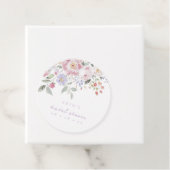 Étiquettes Cadeau Fête des mariées florale Spring Pastel (En situation)