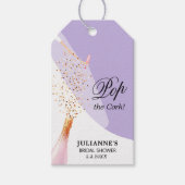 Étiquettes-cadeau Fête des mariées Lavender Favoriser (Devant)