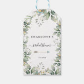 ÉTIQUETTES-CADEAU FÊTE DES MARIÉES MARIAGE EUCALYPTUS BALISES CADEAU (Devant)