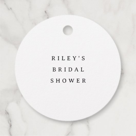 Étiquettes Cadeau Fête des mariées ou épice Mariage (Dos)