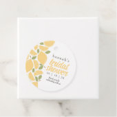 Étiquettes Cadeau Fête des mariées ou Mariage citron (En situation)