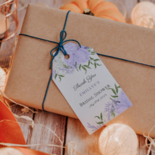 Étiquettes-cadeau Fête des mariées périphérique botanique Favoriser