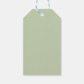 Étiquettes-cadeau Fête des mariées Rustique Boho Blush Rose Rose Flo (Dos)