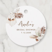 Étiquettes Cadeau FÊTE DES MARIÉES SIERRA Bohomian (Dos)