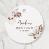 Étiquettes Cadeau FÊTE DES MARIÉES SIERRA Bohomian (Devant)