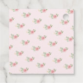 Étiquettes Cadeau Fête des mariées Tea Party (Dos)