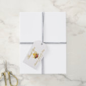 Étiquettes-cadeau Fête des mariées Thé Bourgogne Boho Merci Floral (Avec de la ficelle)