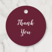 Étiquettes Cadeau Fête des mariées Tournesol Merci floral géométriqu (Dos)