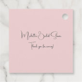 Étiquettes Cadeau Fête des mariées Vin Cloud (Dos)