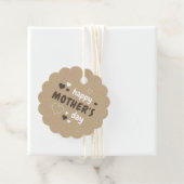 Étiquettes Cadeau Fête des mères Artisanat rustique CC1107 (En situation)