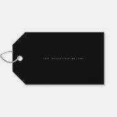 Étiquettes-cadeau Fête des pères moderne "Papa" (Dos (Horizontal))