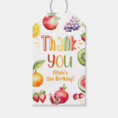 Étiquettes-cadeau Fête d'été, anniversaire merci (Devant)