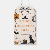 Étiquettes-cadeau Fête d'Halloween (Devant)