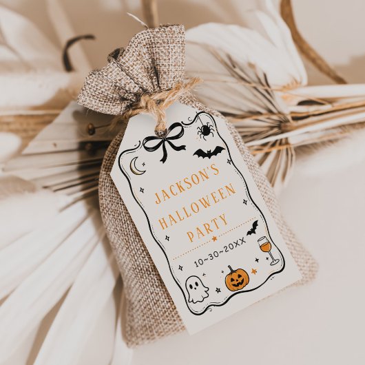 Étiquettes-cadeau Fête d'Halloween