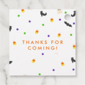 Étiquettes Cadeau Fête d'Halloween | Fête Éffrayante | (Dos)