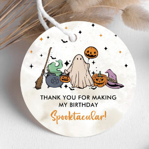 Étiquettes Cadeau Fête du 1er anniversaire d'Halloween