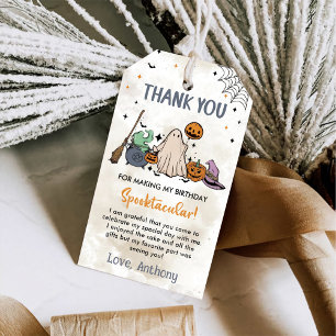 Étiquettes-cadeau Fête du 1er anniversaire d'Halloween