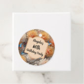 Étiquettes Cadeau Fête du 80e anniversaire (En situation)