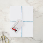 Étiquettes-cadeau Fête du Père Noël (Avec de laficelle)
