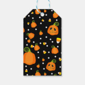 Étiquettes-cadeau Fête du Whimsical Citrouille d'Halloween (Dos)