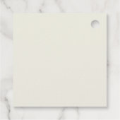 Étiquettes Cadeau Fête Folkart Fleurs Personnalisé (Dos)