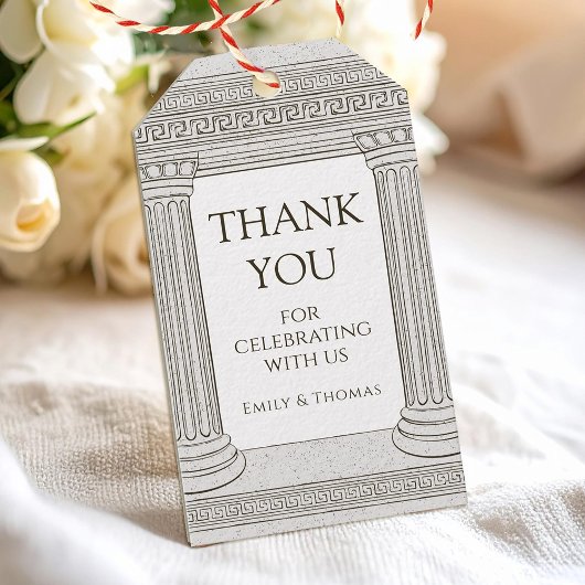 Étiquettes-cadeau Fête grecque