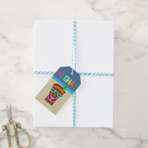 Étiquettes-cadeau Fête hawaïenne Luau pour enfants