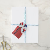 Étiquettes-cadeau Fête patriotique (With Twine)