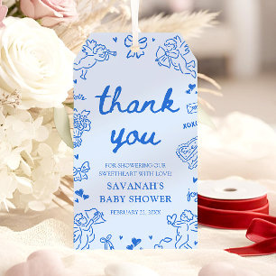 Étiquettes-cadeau Fête Prénatale Bébé Douce Petite Amour Saint-Valen