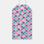 Étiquettes-cadeau Fête Whimsical Mermaid Underwater Pool (Dos)