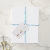 Étiquettes-cadeau Fêtes Botaniques Joy Rustic Gold Minimal Party (Avec de laficelle)