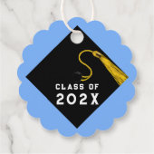 Étiquettes Cadeau Fêtes de fin d'études (Dos)