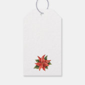 Étiquettes-cadeau Fêtes de Noël Berries Verdure Aquarelle (Dos)