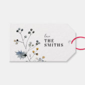 Étiquettes-cadeau Fêtes de Noël Bio Berry (Devant (Horizontal))