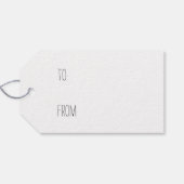 Étiquettes-cadeau Fêtes de Noël de la coquine rouge (Dos (Horizontal))