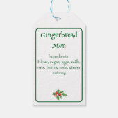 Étiquettes-cadeau Fêtes de Noël Vert Joyeux Noël (Dos)