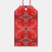 Étiquettes-cadeau Fêtes rouges (Dos)